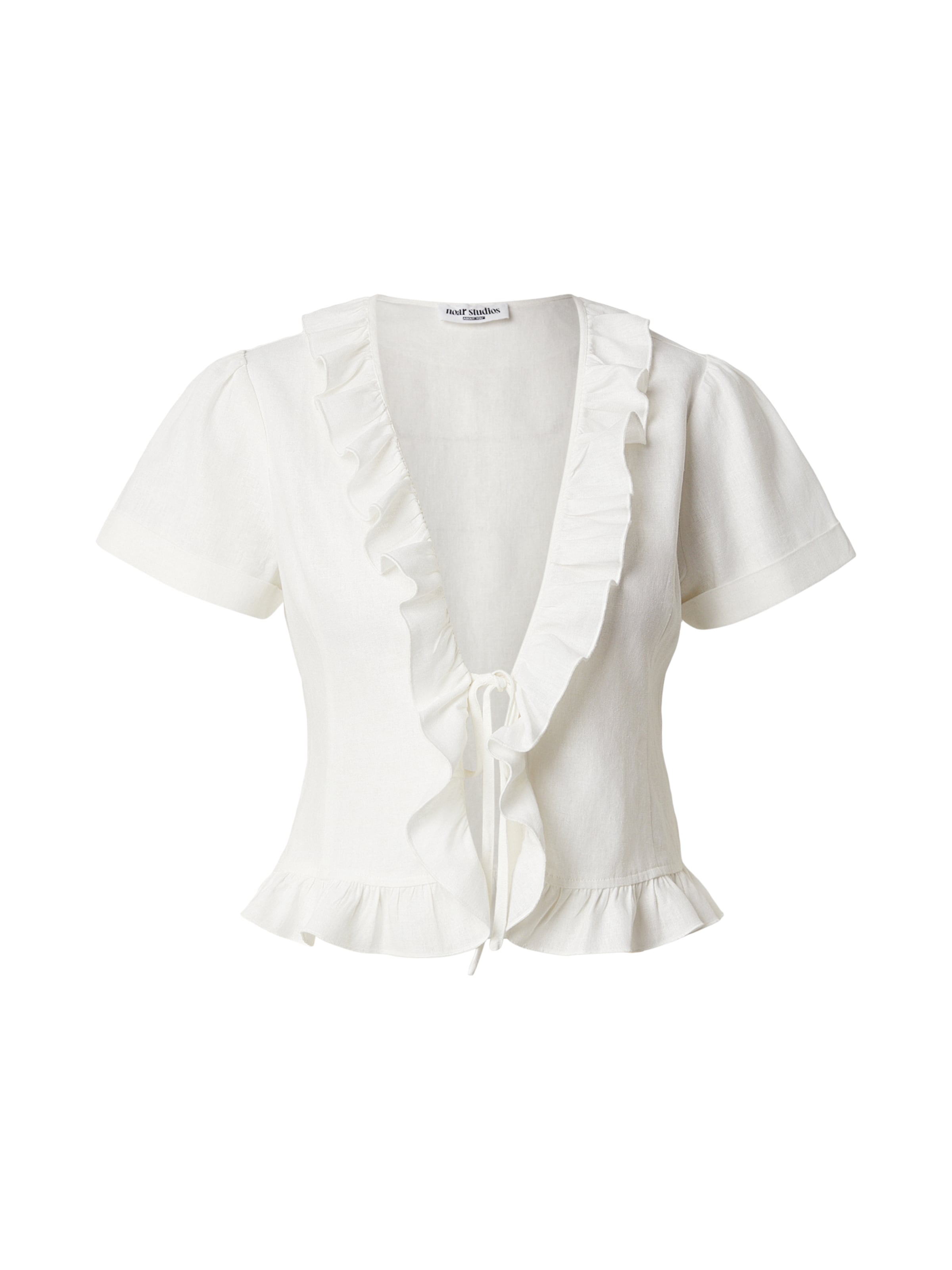 noar studios - Blusa en blanco: frente
