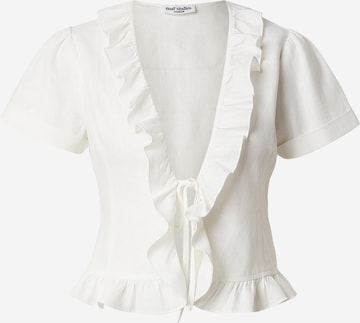 noar studios - Blusa en blanco: frente