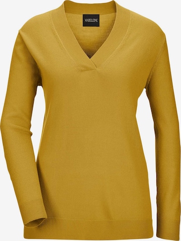 Pull-over MADELEINE en jaune : devant