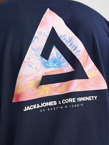 JACK & JONES T-shirt 'Triangle Summer' i blå