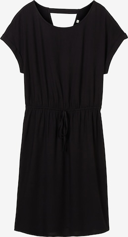 TOM TAILOR DENIM Jurk in Zwart: voorkant