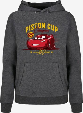 ABSOLUTE CULT Sweatshirt 'Cars - Piston Cup Champion' in Grau: predná strana