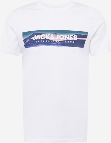 JACK & JONES Shirt 'VALLEY' in Weiß: predná strana