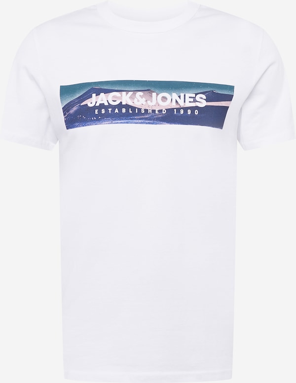 JACK & JONES - Camiseta 'VALLEY' en blan