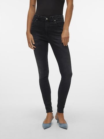 VERO MODA Skinny Jeans 'SOPHIA' in Zwart: voorkant