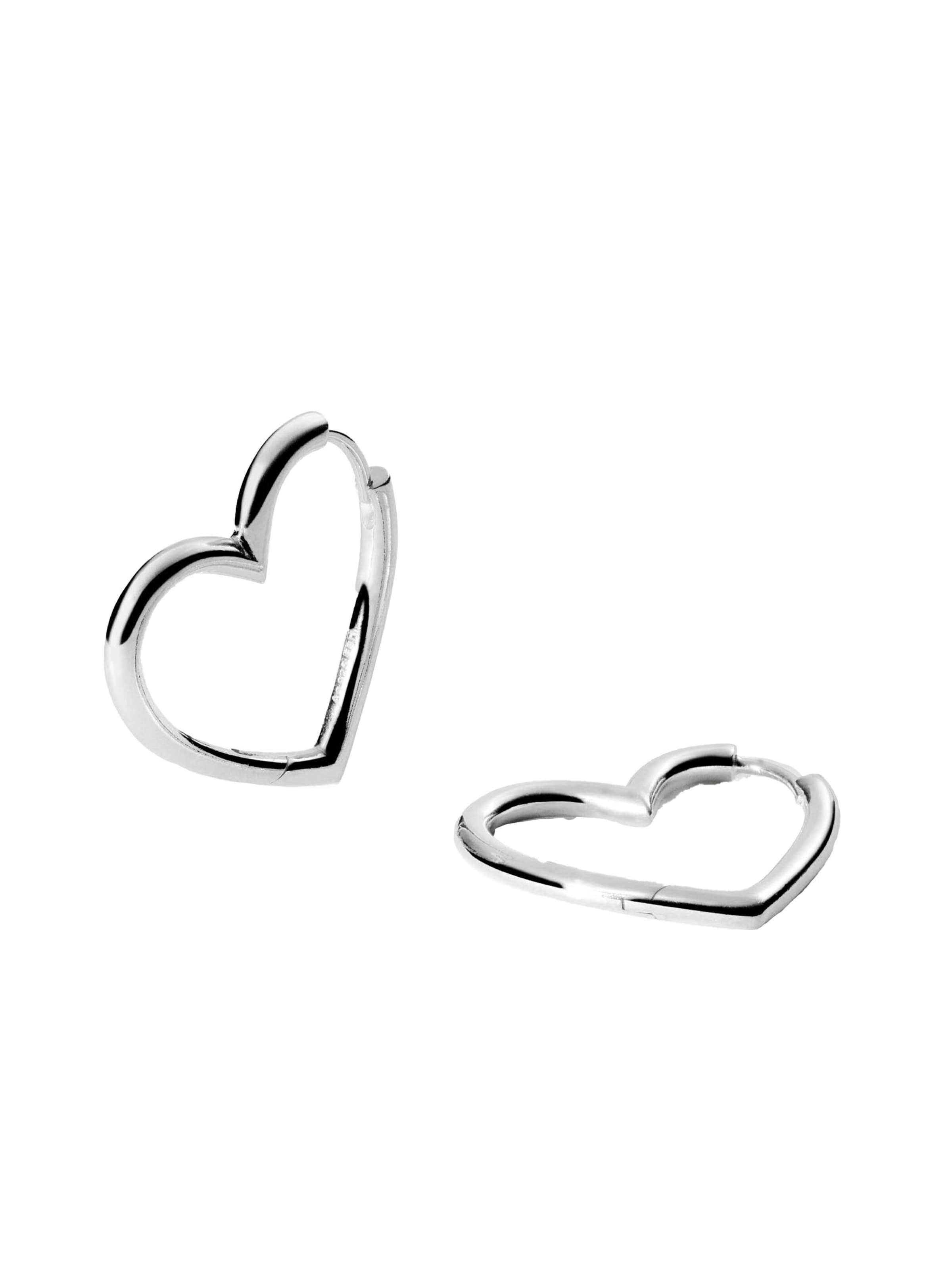 PURELEI Pendientes 'Hearts' en plata, Vista del producto