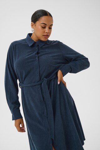 Robe 'KCFreja' KAFFE CURVE en bleu