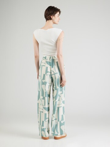 VILA Wide leg Trousers 'VISASJA' in Beige