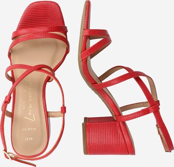 NEW LOOK Páskové sandály 'TACHO' – červená