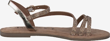 Sandalo con cinturino di TAMARIS in oro