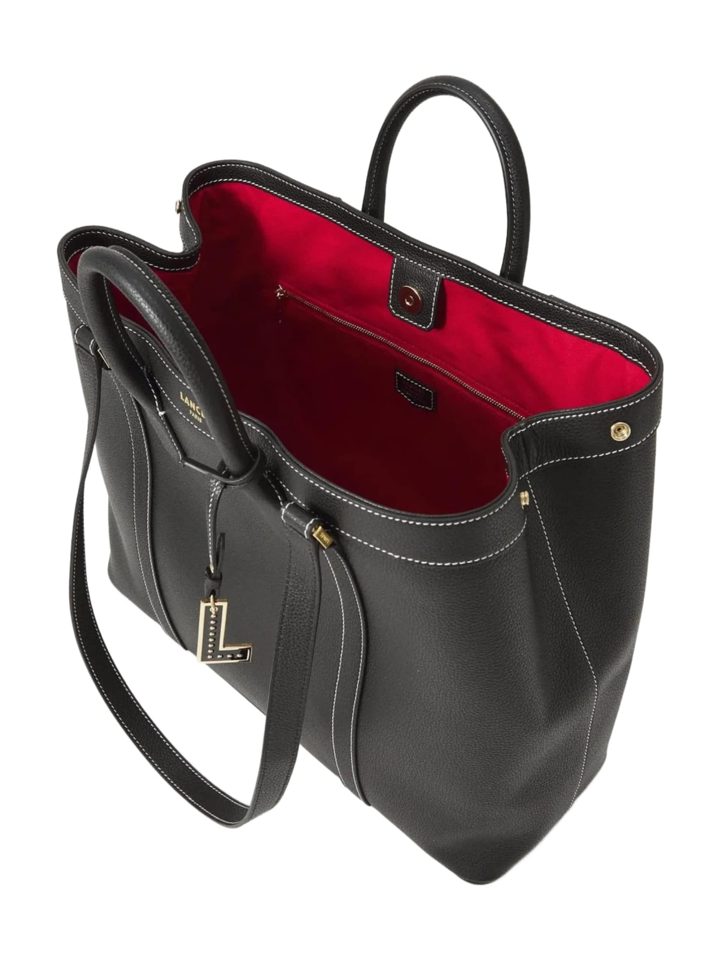 Lancel Nakupovalna torba 'Lancel Cabas L Belleville Noir' | črna barva