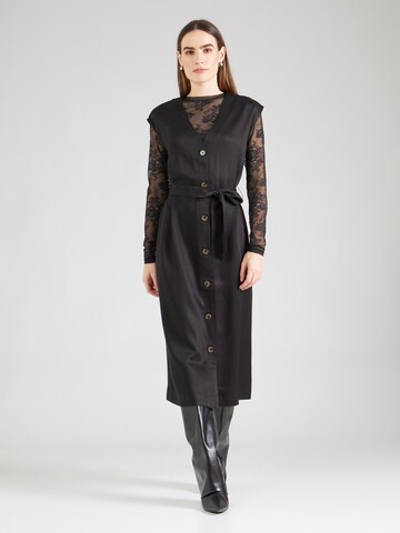 Robe-chemise 'ILINI' b.young en noir : devant