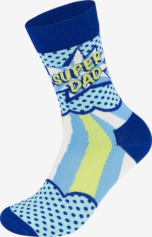 Happy Socks Sokker 'Father's Day' i blå