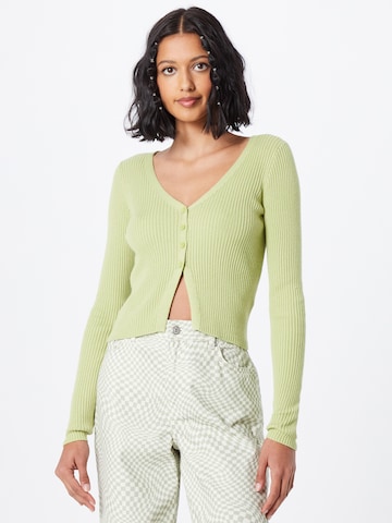 Cardigan 'EMEA' HOLLISTER en vert : devant