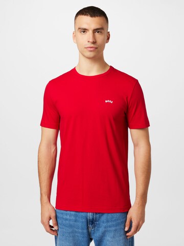 BOSS T-Shirt in Rot: predná strana