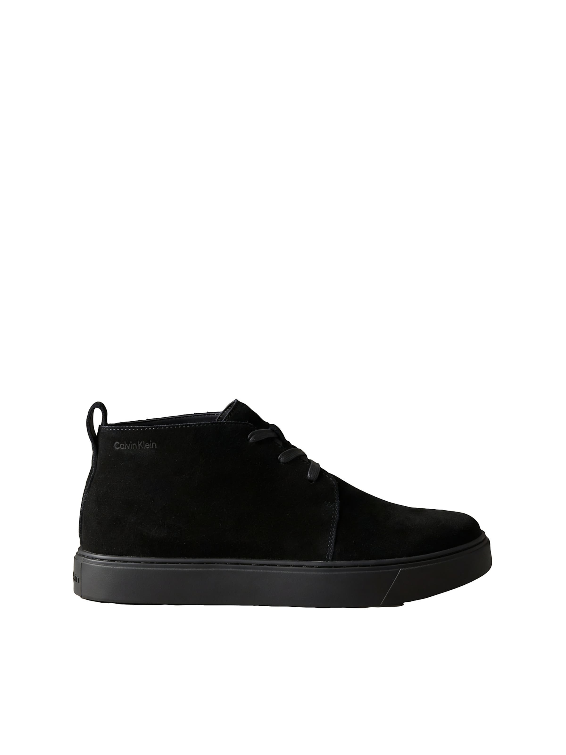 Calvin Klein Lace-Up Boots in Black