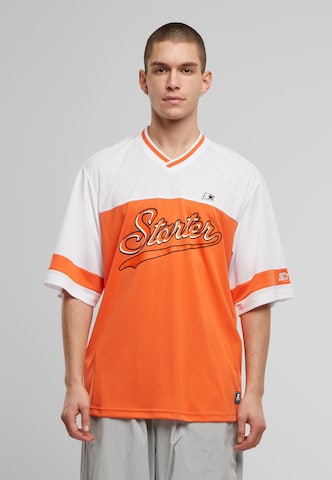 Maglietta di Starter Black Label in arancione: frontale