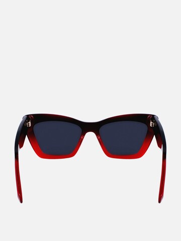 FERRAGAMO Zonnebril in Rood
