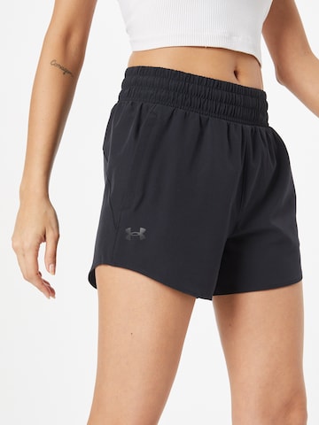 UNDER ARMOUR Regular Workout Pants 'Flex' in Black