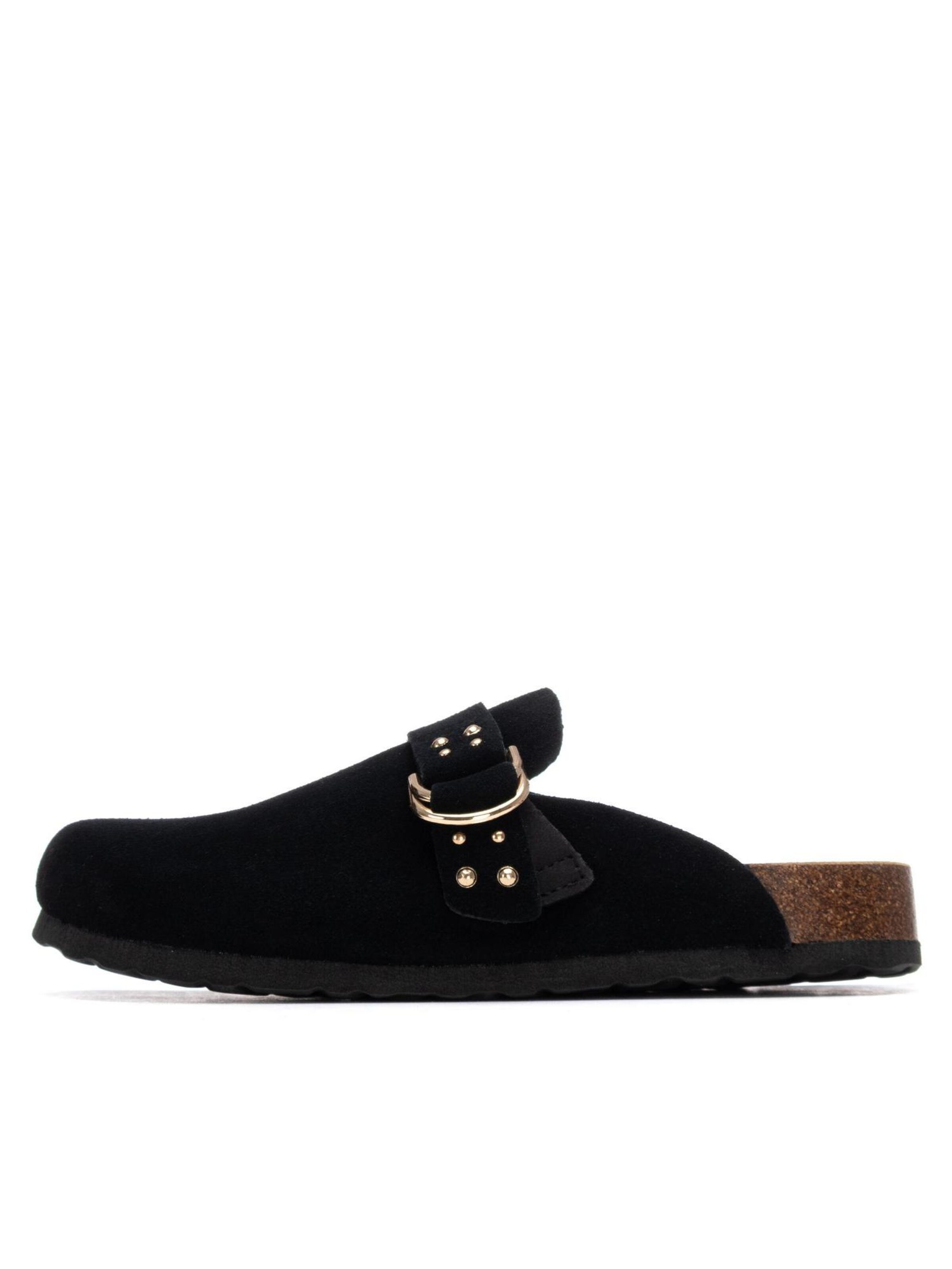 Refresh Pantolette‌‌‌‌‌‌‌‌‌ in Schwarz: Vorderseite