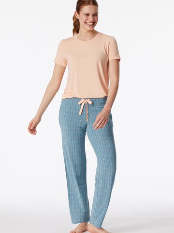 SCHIESSER Pajama Pants ' Mix + Relax ' in Blue