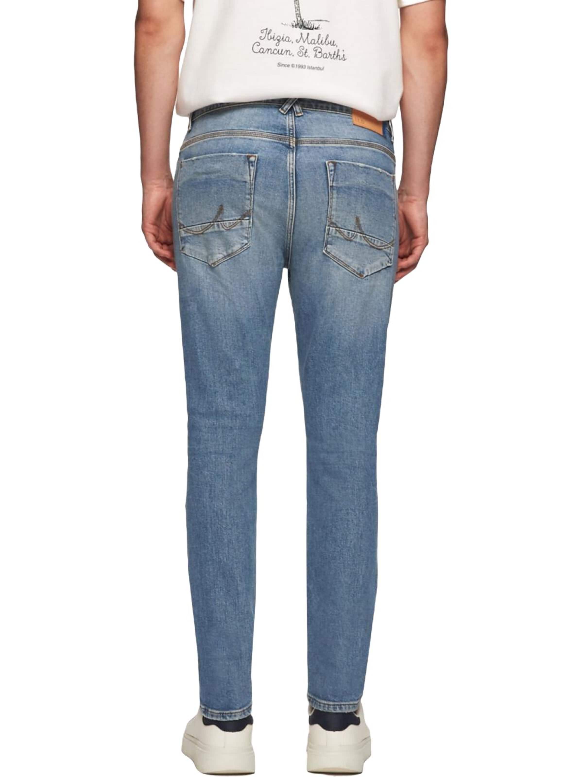 LTB Jeans - Skinny Vaquero 'LTB Jeans Herren Joshua 200 Skinny Leg Low Waist Jeanshose' en azul