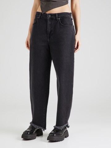 7 for all mankind Loosefit Jeans 'JAYNE' in Zwart: voorkant