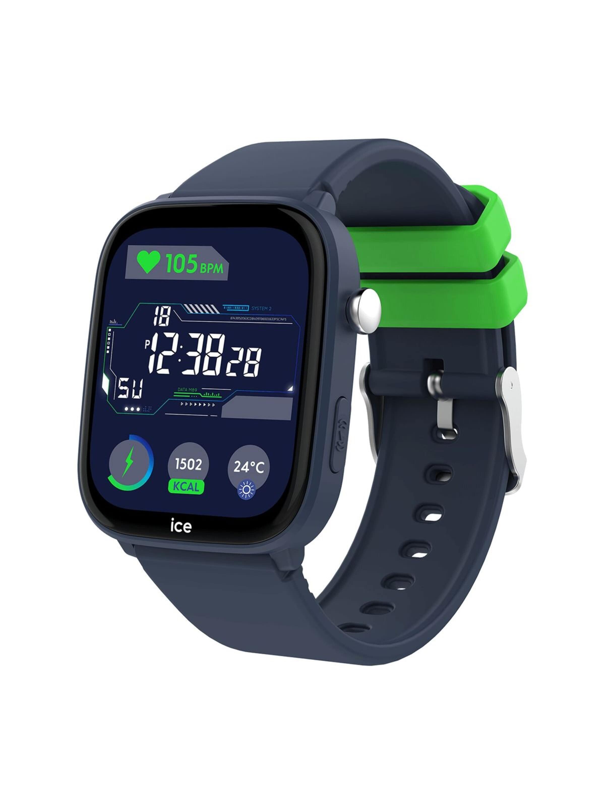 ICE WATCH Digitaal horloge 'Smartwatch ICE smart junior 3.0 FM' in Blauw
