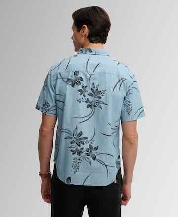 Fit confort Chemise 'Vintage Loom' Superdry & Co en bleu
