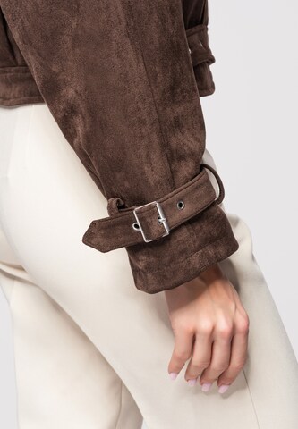 Manteau mi-saison 'OW-JAFL-0112' Ombre en marron