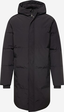 Manteau d’hiver !Solid en noir : devant