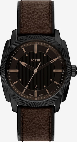 FOSSIL Analog klocka 'MACHINE' i brun: framsida