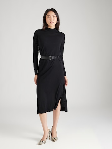 Rochie tricotat de la Karen Millen pe negru: față