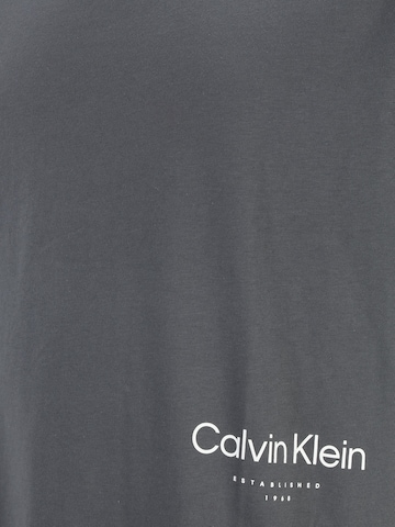Calvin Klein Big & Tall Koszulka w kolorze szary