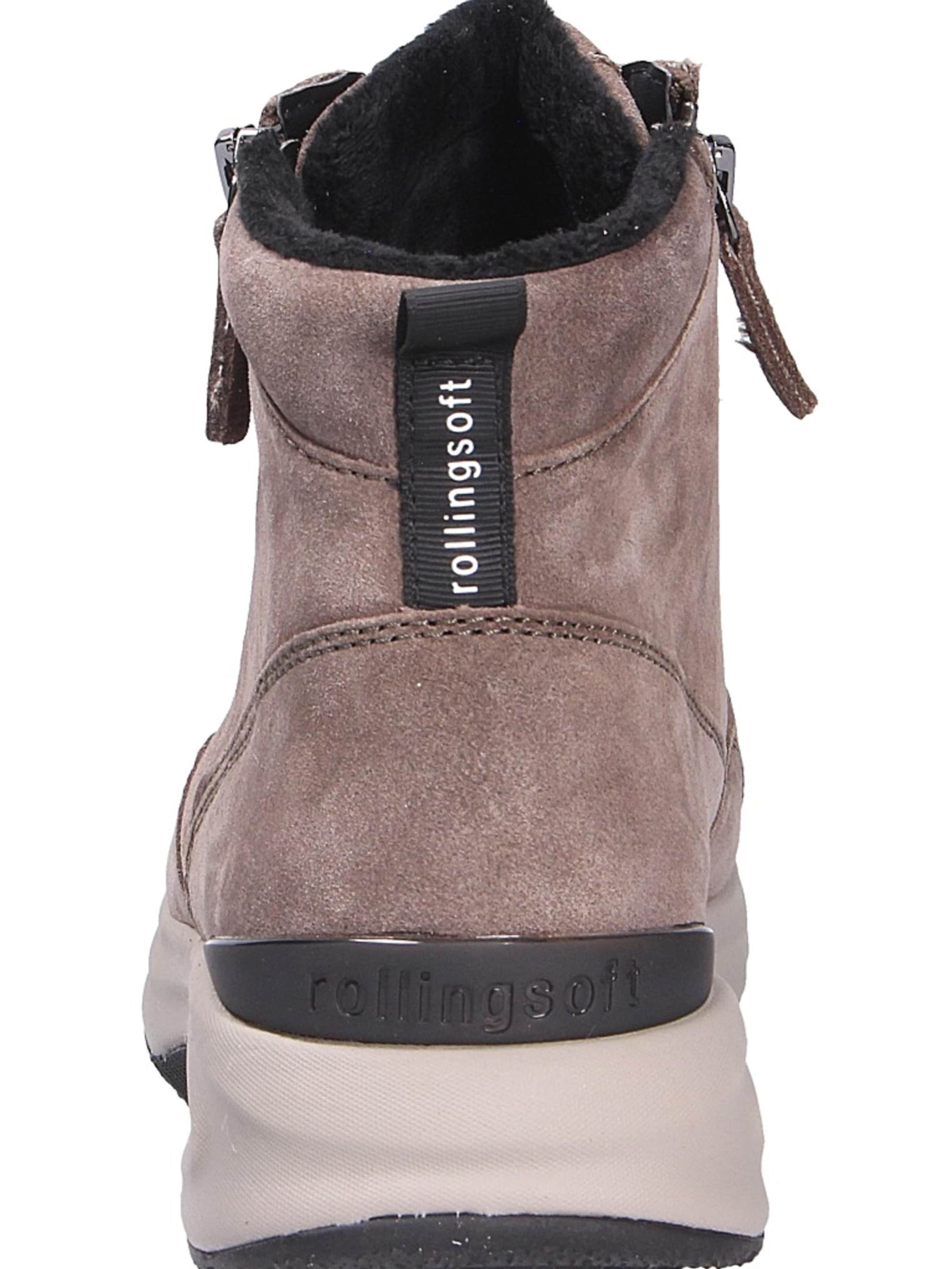 GABOR Lace-Up Boots in Grey