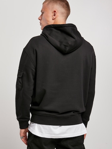 Urban Classics Sweatshirt 'Commuter' in Schwarz