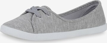 Ballerina 'Alexandra' di Van Hill in grigio: frontale