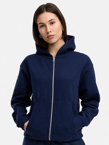 Daily Cotton Sweatjacke 'DCLUGO'‌‌‌‌ in Blau: Vorderseite