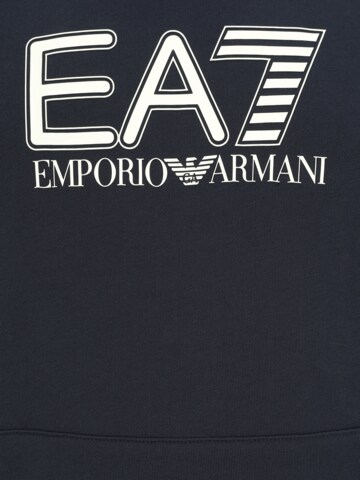 Felpa di EA7 Emporio Armani in blu