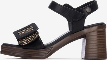 Refresh - Sandalias en negro: frente