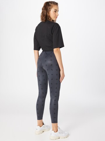 pelēks ADIDAS ORIGINALS Šaurs Legingi ' High Waist Allover Print'