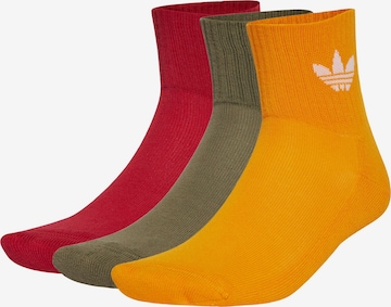 ADIDAS ORIGINALS - Calcetines en verde: frente