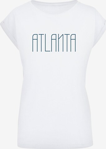 Merchcode Shirt 'Atlanta' in Wit: voorkant