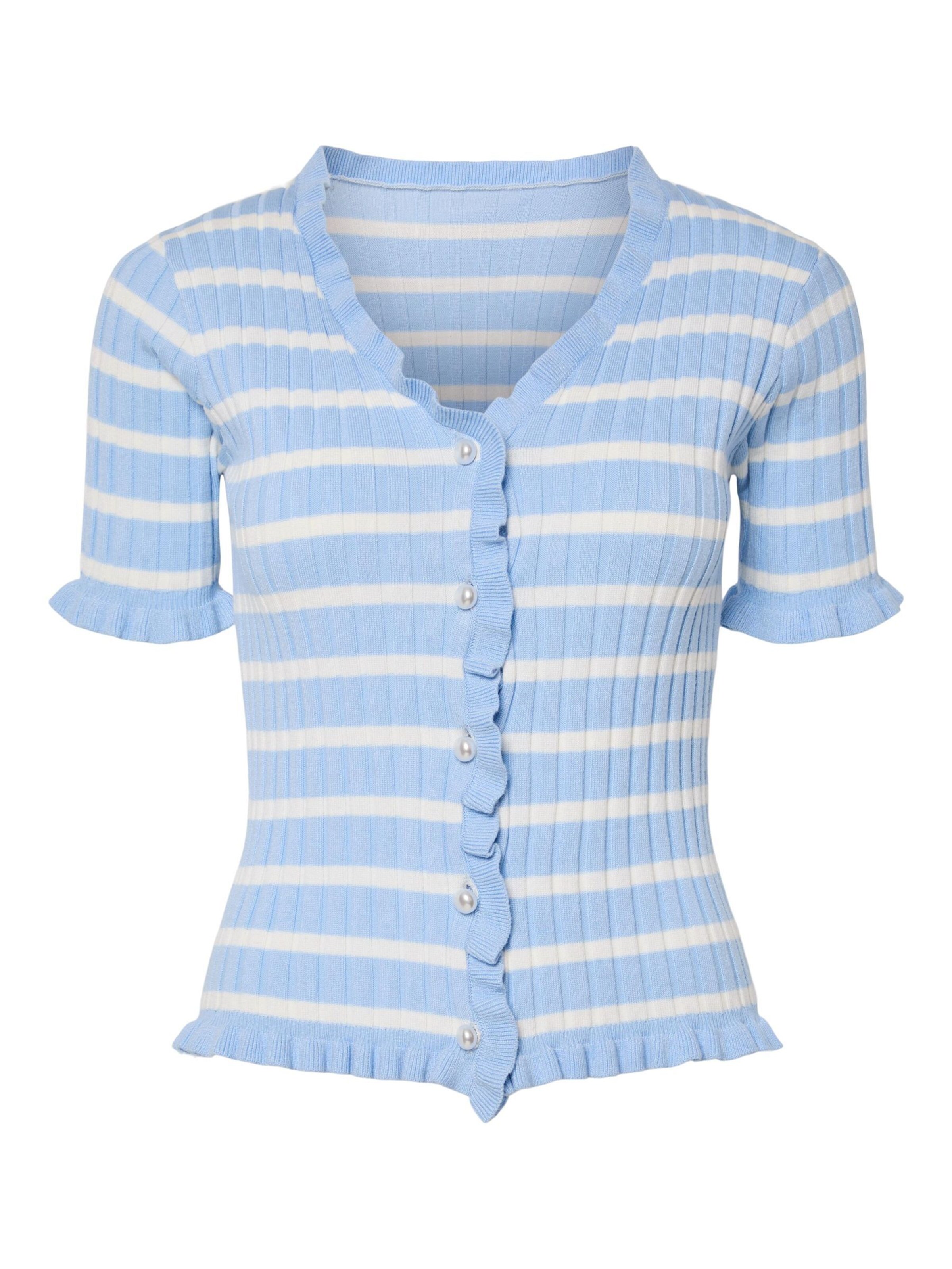 PIECES Cardigan 'PCFaith' i blå: forside