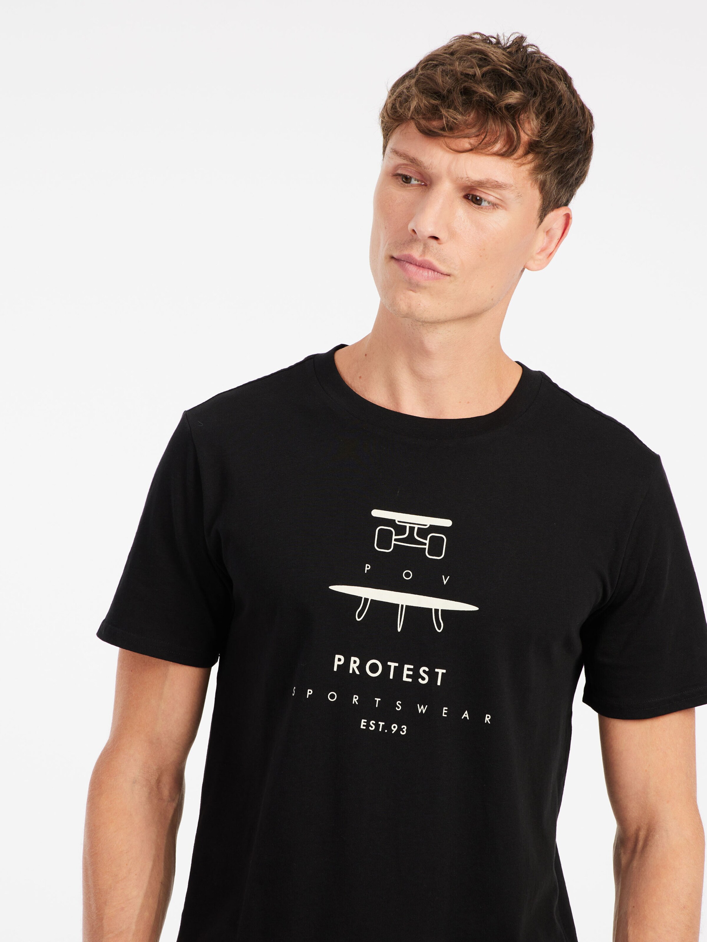 PROTEST Shirt 'PRTAndros' in Black