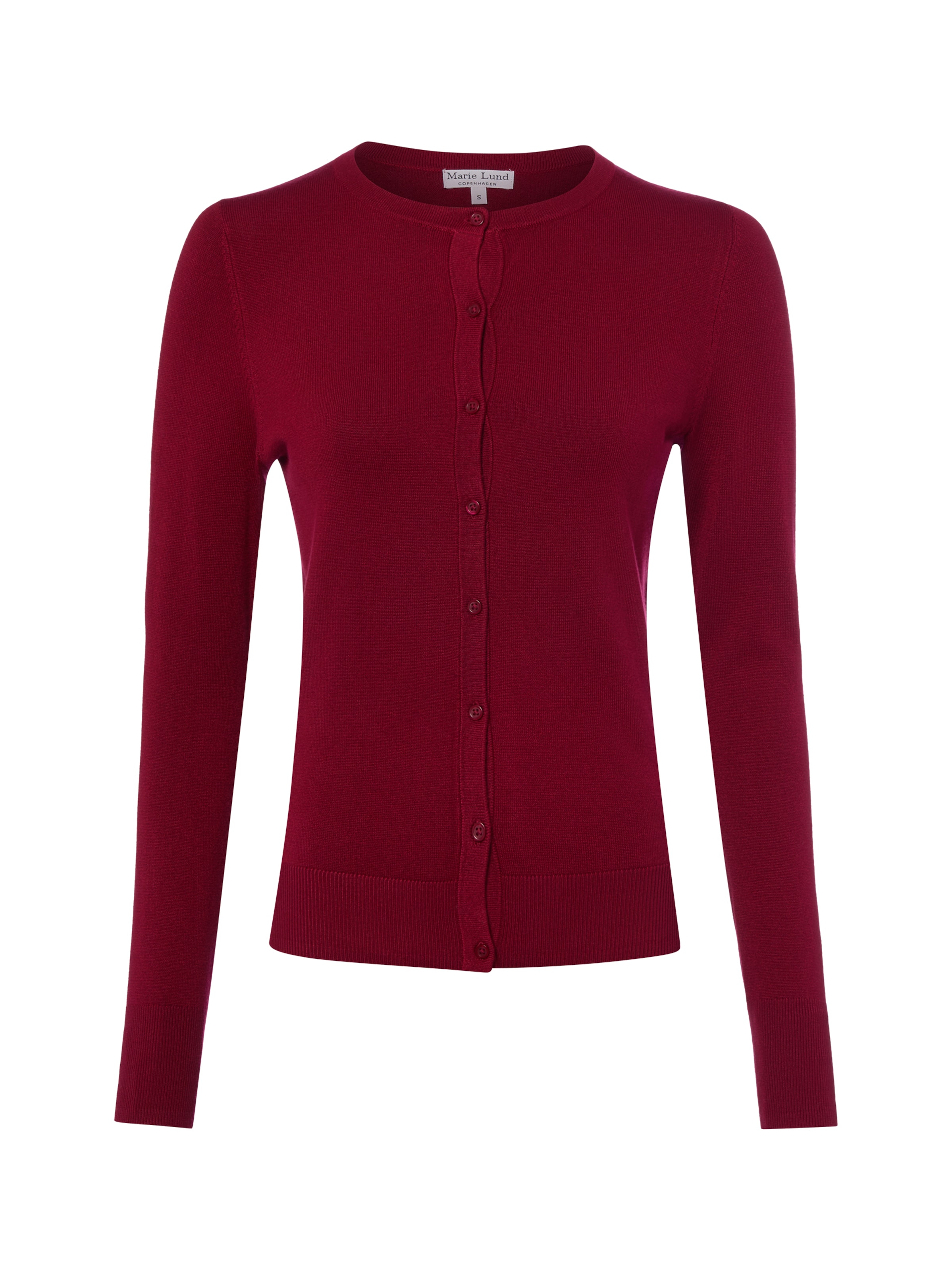Marie Lund Strickjacke in Pink: Vorderseite