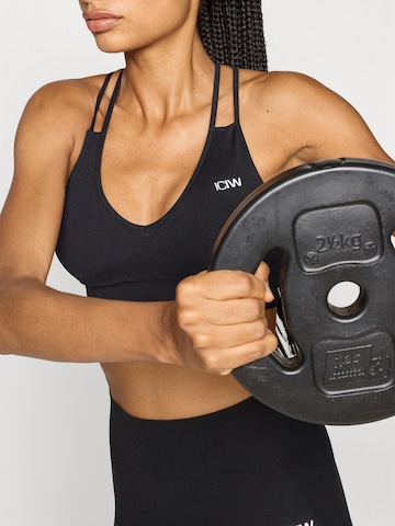 ICANIWILL Bustier Sports-BH 'Define Seamless' i sort