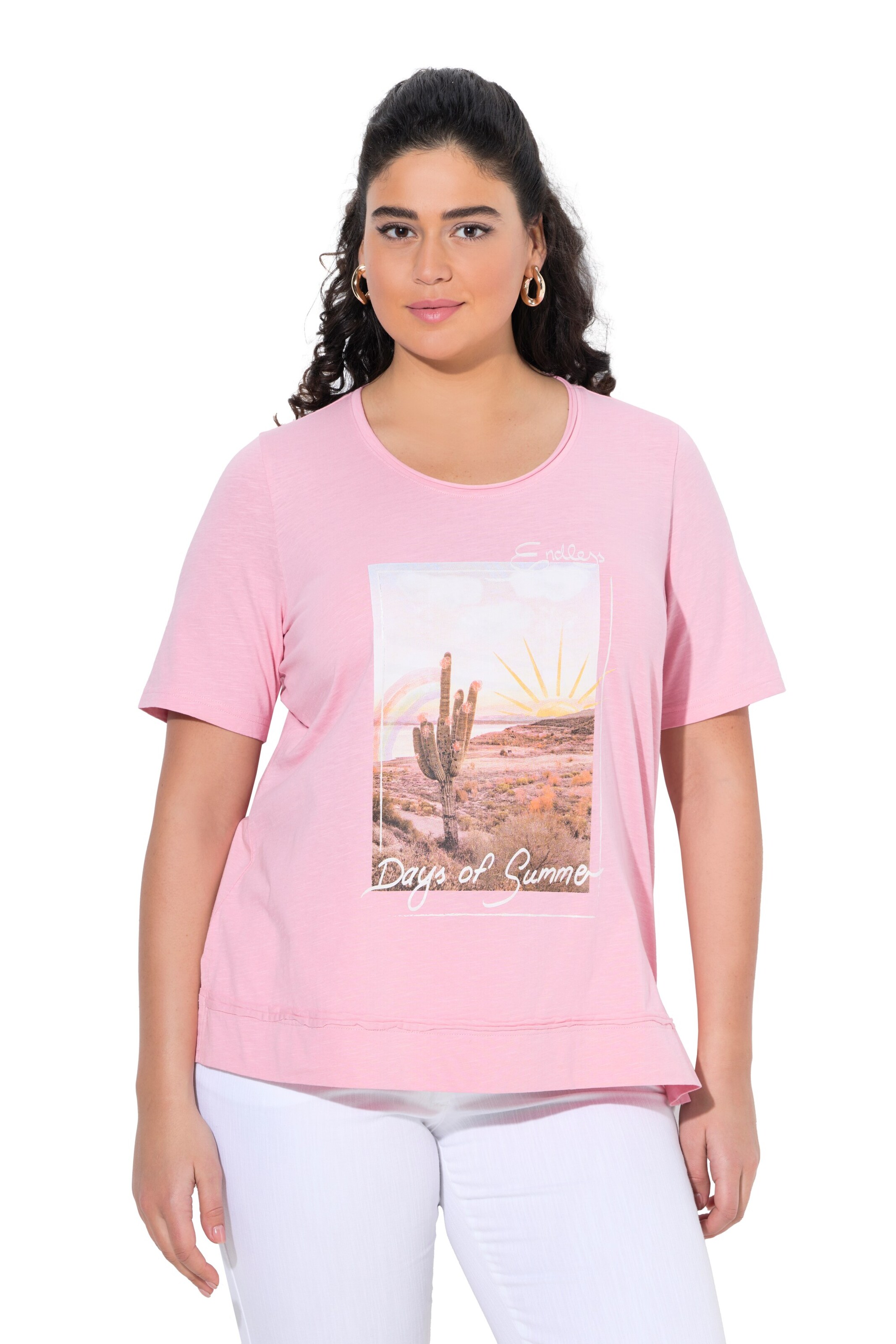 Ulla Popken Shirt in Pink: front