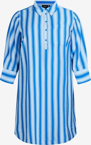 ZizziKošulja haljina 'Vkam' - plava boja: prednji dio