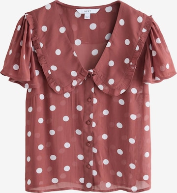 Next Blouse in Bruin: voorkant